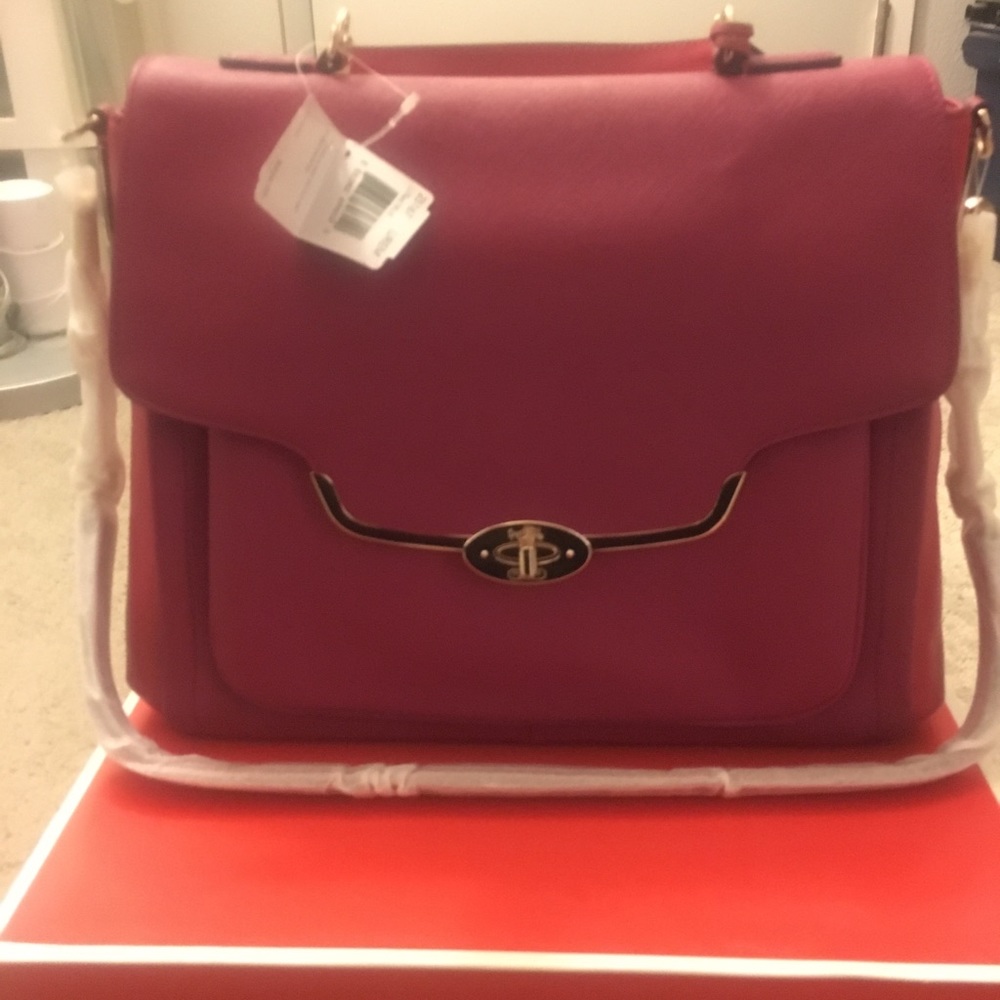 Coach Saffiano Saffle Flap Leather bag